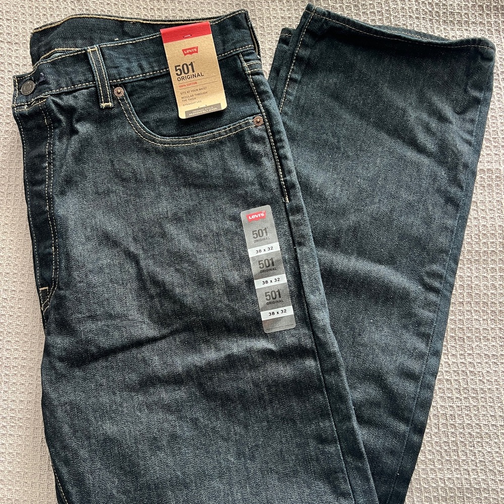 Levi's Black Straight Jeans Classic Style